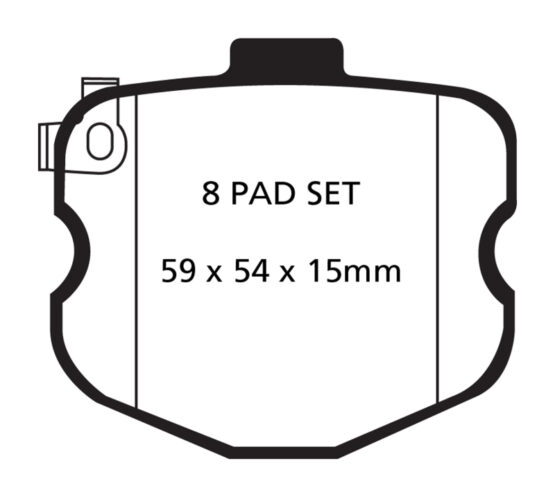 Redstuff Rear Brake Pads - Image 2