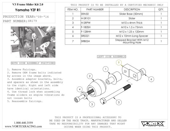 V3 2.0 Frame Slider Kit - Image 3