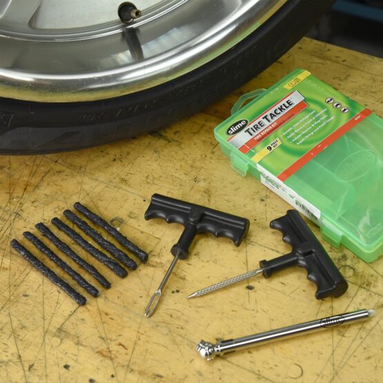 9 Piece Tire Tackle Tire Repair Kit T-Handle W/ Box - Image 4