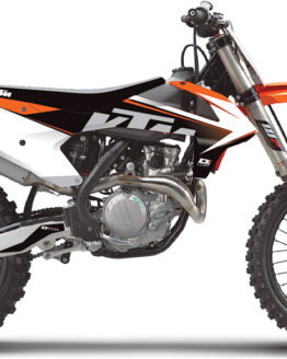 D'Cor Raceline Graphics Kit Complete White Fits 13-16 KTM 125-500