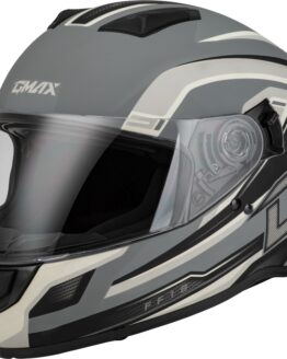 GMAX FF-18 Drift Helmet Matte Grey/Silver/Black Large