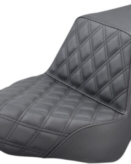 Step-Up Front Lattice Stitch 2-Up Seat Black Gel
