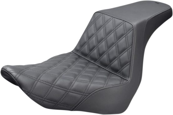 Step-Up Front Lattice Stitch 2-Up Seat Black Gel