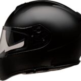 Warrant Solid Full Face Street Helmet Matte Black Small