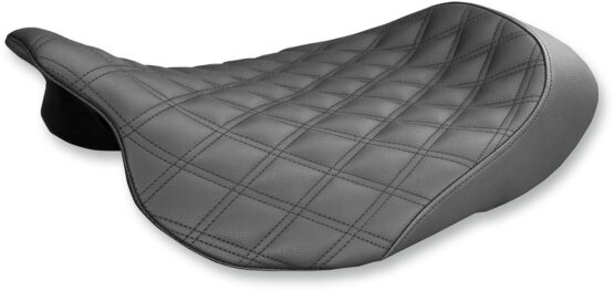 Renegade Lattice Stitched Solo Seat Black Gel