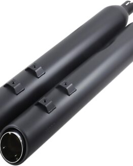 Cobra 909 Uppercut Slip-On Mufflers Black Fits FLH/FLT 2017-2022