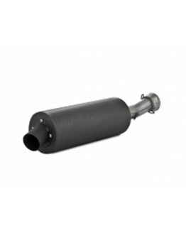 MBRP Sport Slip-On Exhaust Black Fits 06-15 Arctic Cat 400-700 Thundercat