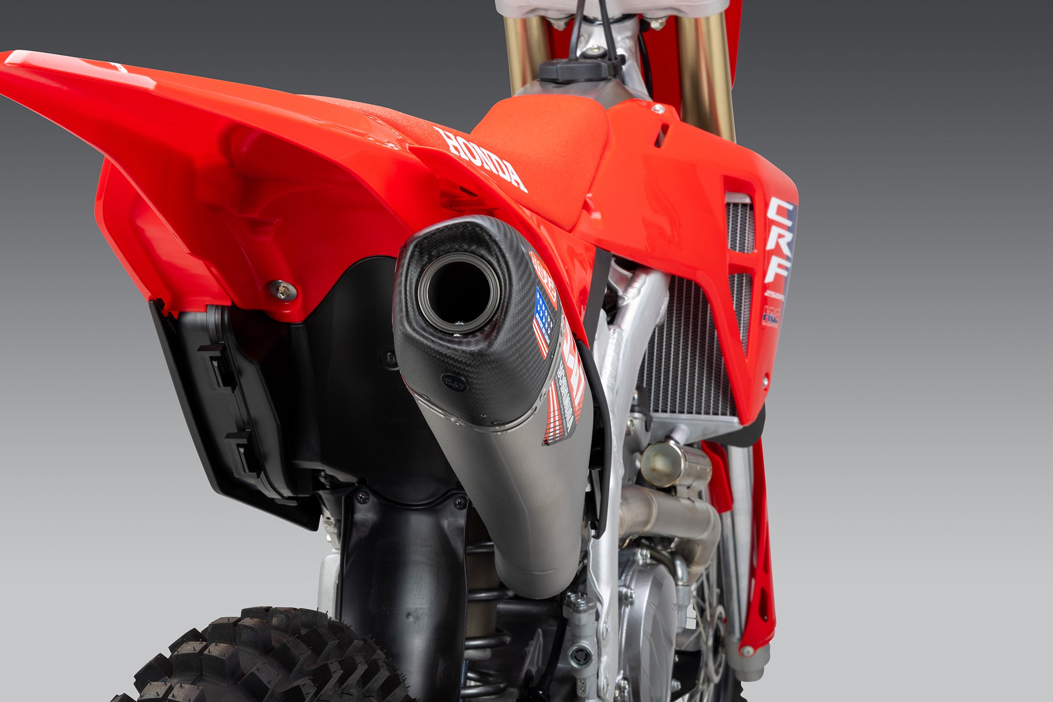 Yoshimura RS-12 Titanium Full Exhaust System Silver Fits 2025 Honda CRF250R/RX - Image 8