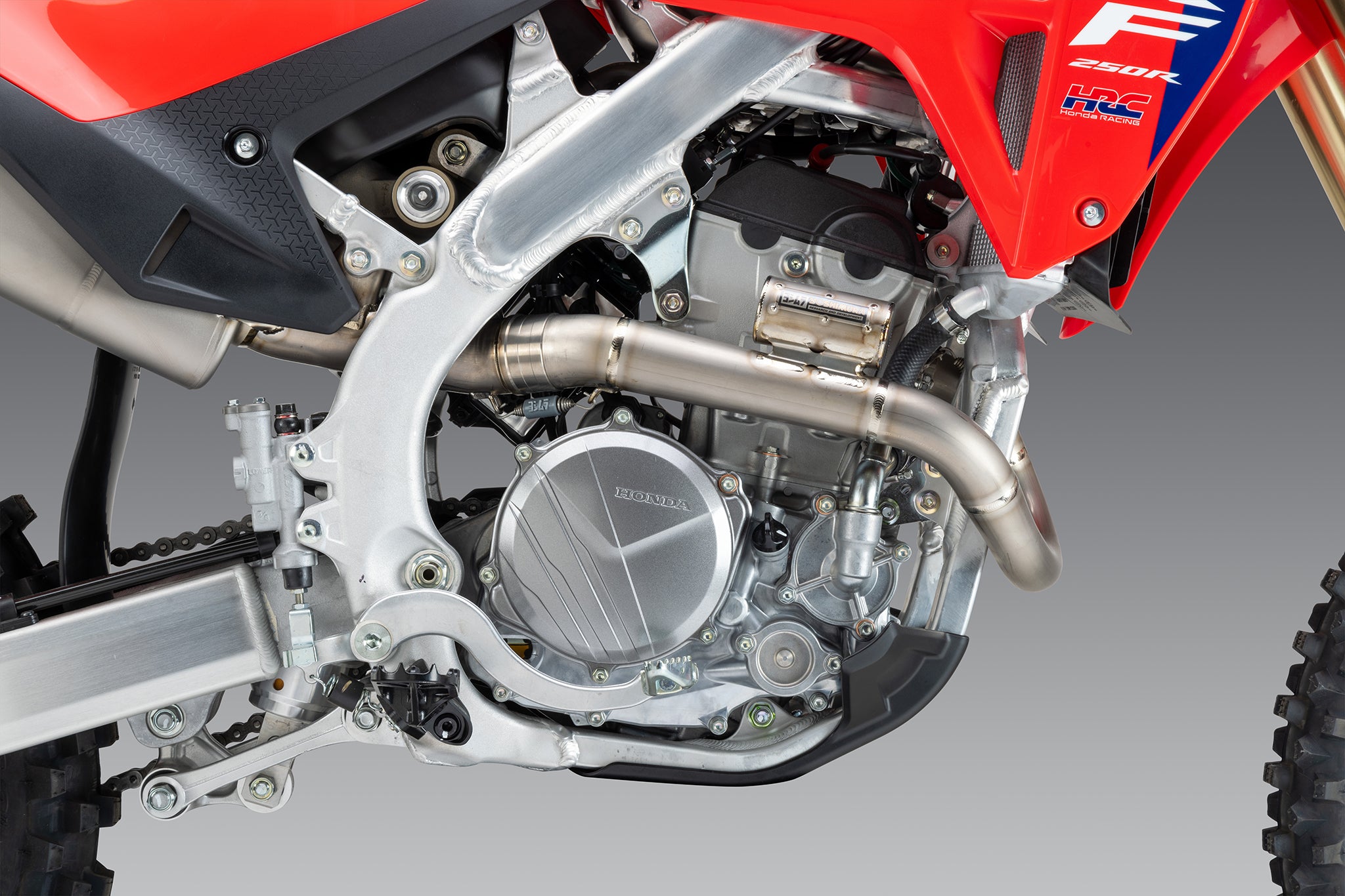 Yoshimura RS-12 Titanium Full Exhaust System Silver Fits 2025 Honda CRF250R/RX - Image 9