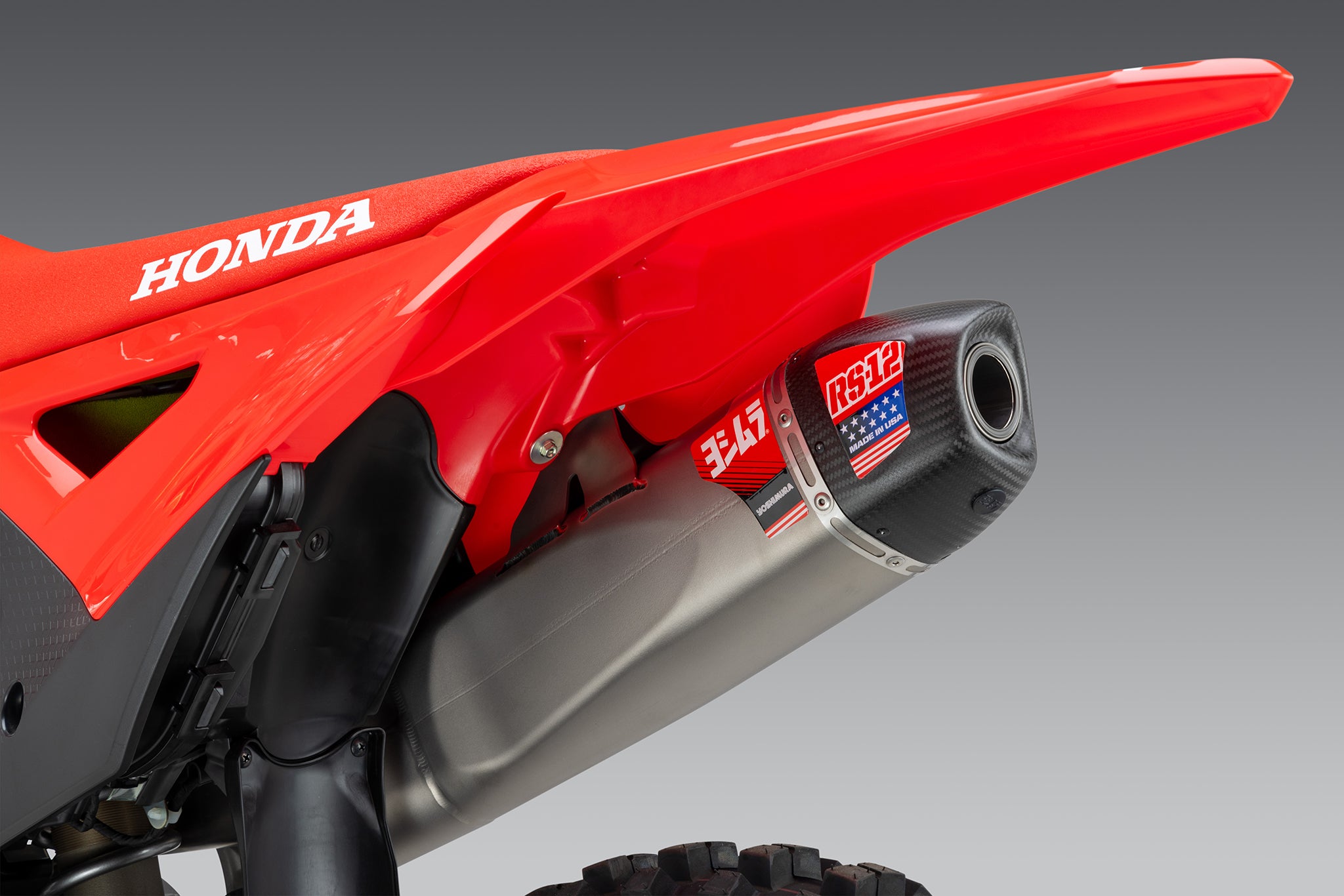 Yoshimura RS-12 Titanium Full Exhaust System Silver Fits 2025 Honda CRF250R/RX - Image 10