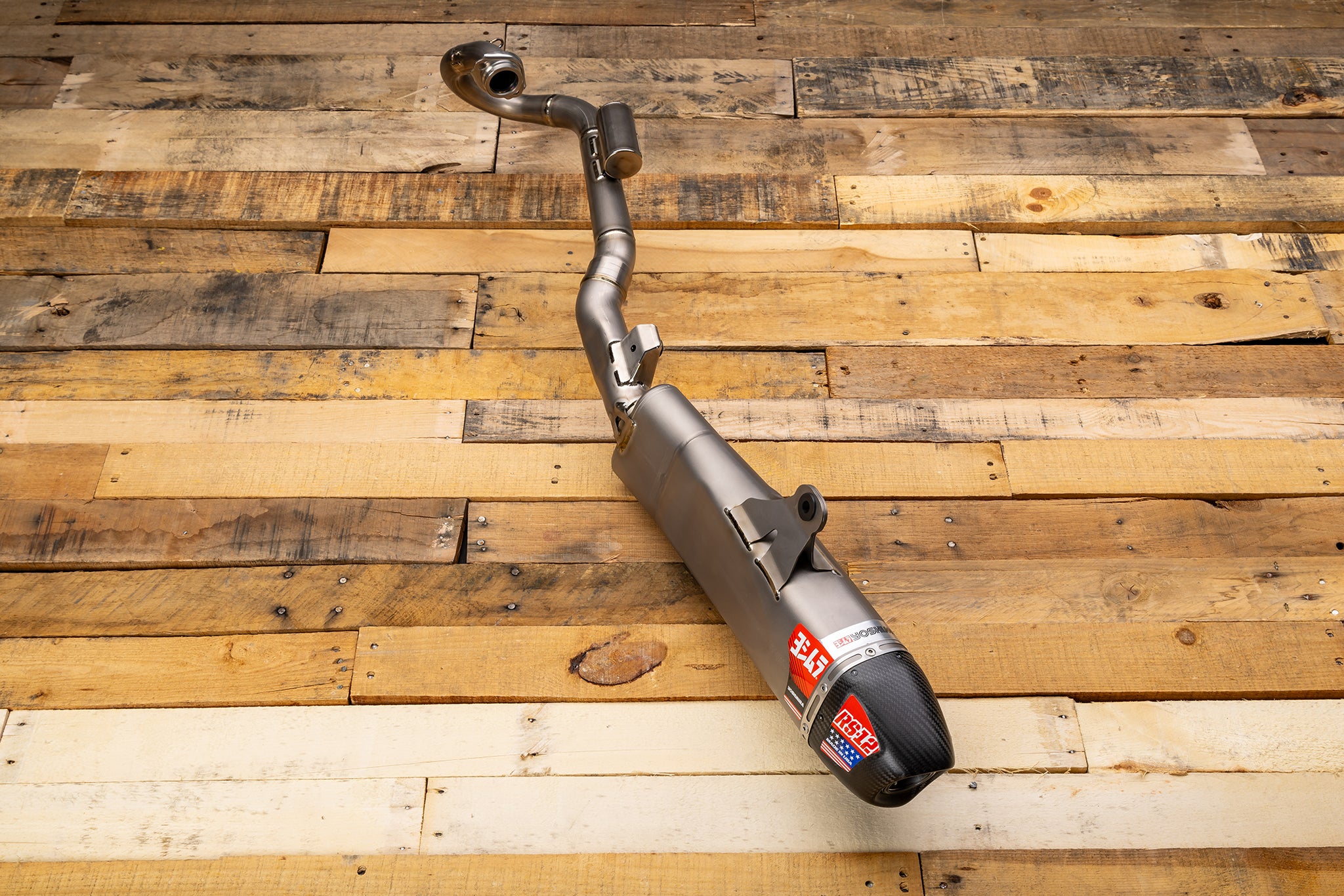 Yoshimura RS-12 Titanium Full Exhaust System Silver Fits 2025 Honda CRF250R/RX - Image 11