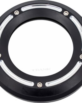 Trask Assault Derby Cover Reverse Cut for Harley Softail