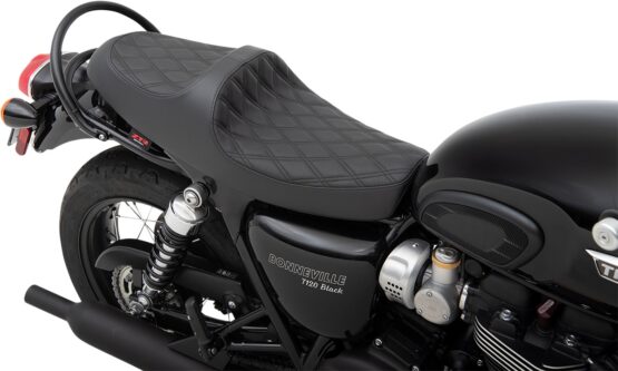 Predator Double Diamond Vinyl 2-Up Seat - Black