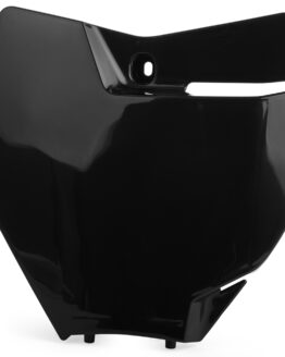 Front Number Plate - Black