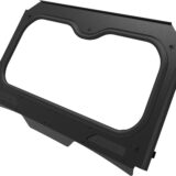 Glass Windshield w/ Metal Frame & Mounts