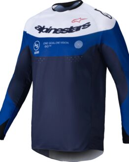 Alpinestars Pro-Dura Jersey Navy/Bright Blue/White XL