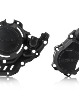 Acerbis X-Power Engine Cover Kit Black For KTM Husqvarna GasGas 250-350
