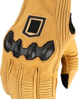 ICON Long Track CX Gloves Men's 3XL Tan/Black