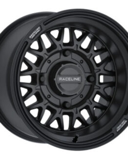 Raceline Omega 15x10 4x156 Satin Black Rear Wheel 0mm Offset