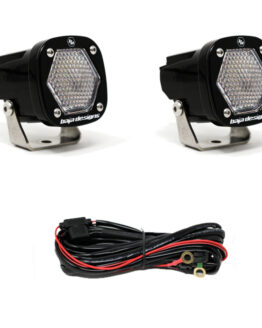 Baja Designs S1 Work/Scene LED Light w/ Mount Bracket Pair