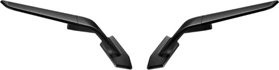 Black Rotating Winglet Stealth Mirrors