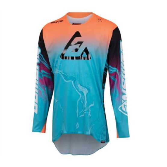 23 Elite Fusion Jersey Astana/Orange/Rhodamine - Small