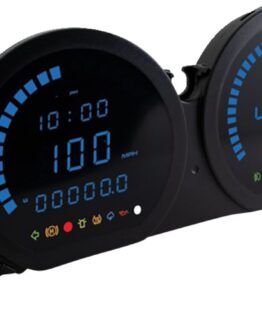 KOSO HD-03L Blue LED Gauge Kit For 14-23 Harley Touring Models