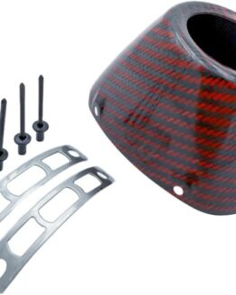 FMF Factory 4.1 Carbon End Cap Red