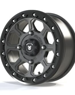 Bullite Ruler Wheel 14x7 Gun Metal/Black 4x137 5+2 Beadlock