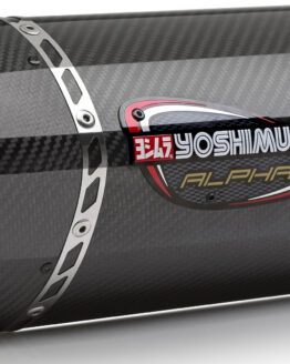 Yoshimura Street Alpha Slip-On Exhaust Carbon Fiber Black Fits 17-20 SV650