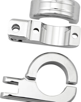 HardDrive Footpeg Mount Clamps 1.5in Bar Chrome