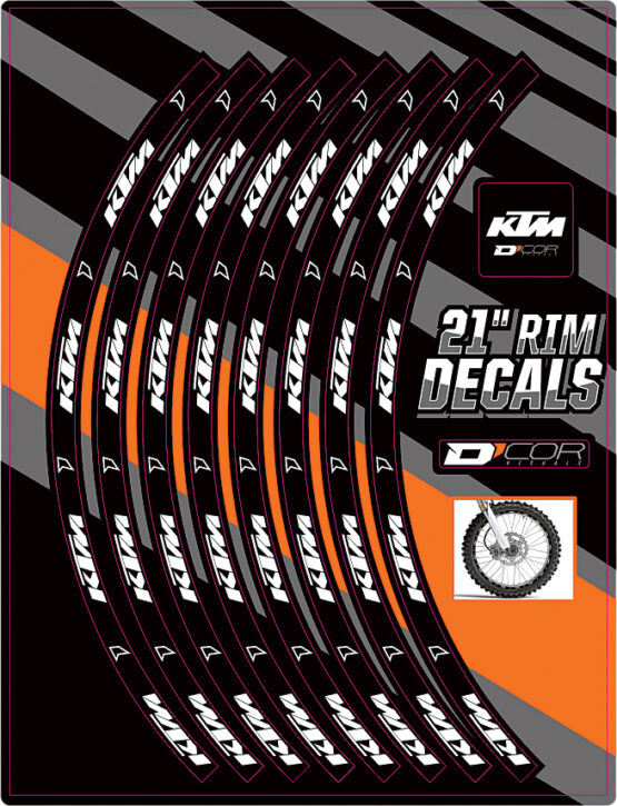 Rim Decals 21" KTM Logo Front