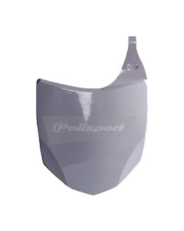 Front Number Plate - White