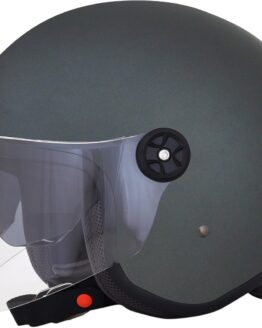 FX-143 3/4 Open Face Helmet Gray w/Smoke Shield 2X-Large