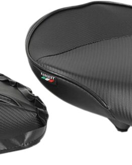 Sargent World Sport Solo Seat Black CarbonFX Vinyl w/Cover WSP-568-19