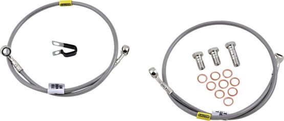 Stainless Steel Front 2-Lines Brake Line Kit - Image 2