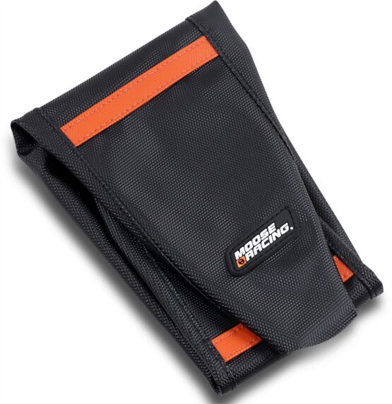 Black/Orange Ribbed Seat Cover