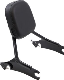 Cobra Detachable Backrest Short with Medium Pad Black Fits Indian Chieftain 14+