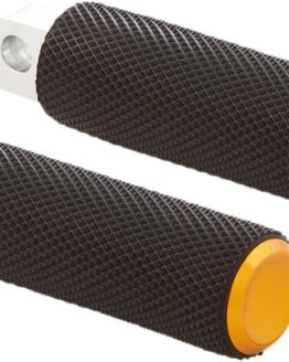 Arlen Ness Knurled Passenger Pegs Gold Fits 2018+ Softail