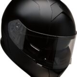 Warrant Solid Full Face Street Helmet Matte Black Small - Image 2