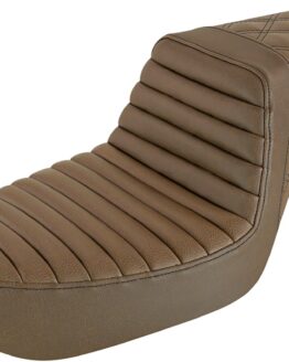 Step-Up Tuck and Roll 2-Up Seat Brown