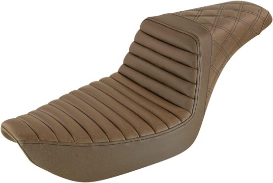 Step-Up Tuck and Roll 2-Up Seat Brown