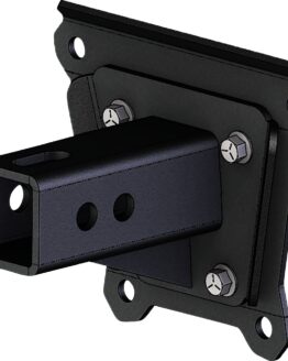 KFI 2" Rear Receiver Hitch Black Tow Hook Fits 18-21 RZR Turbo S 4 Seat