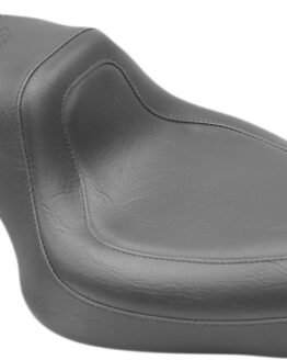 Fastback Smooth Vinyl 2-Up Seat - Black