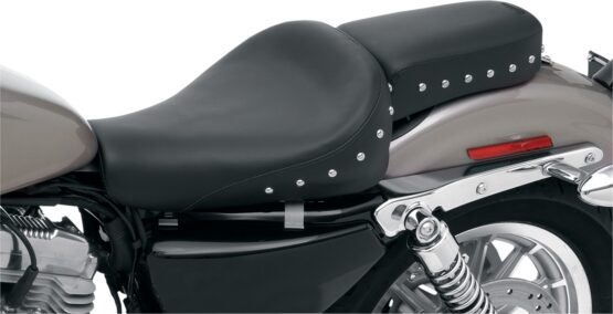 Renegade Studded Solo Seat Black Gel Low - Image 2