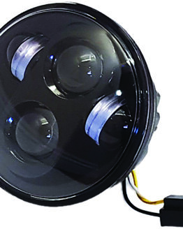 Pathfinder 5 3/4" Black LED Headlight High Definition