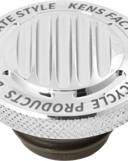 Kens Factory NL Gas Cap Finned Chrome Ratchet Screw RH