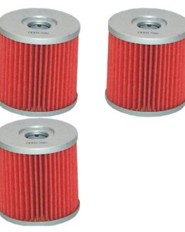 HiFloFiltro HF681 Oil Filter Replaces Hyosung 16510HN9101HAS - 3 Pack
