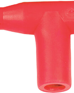 T Type Spark Plug Cap / Boot Red, 5k Ohm