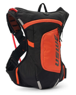 USWE RAW 4 Hydration Pack 4L Black/Orange with 3.0L Bladder